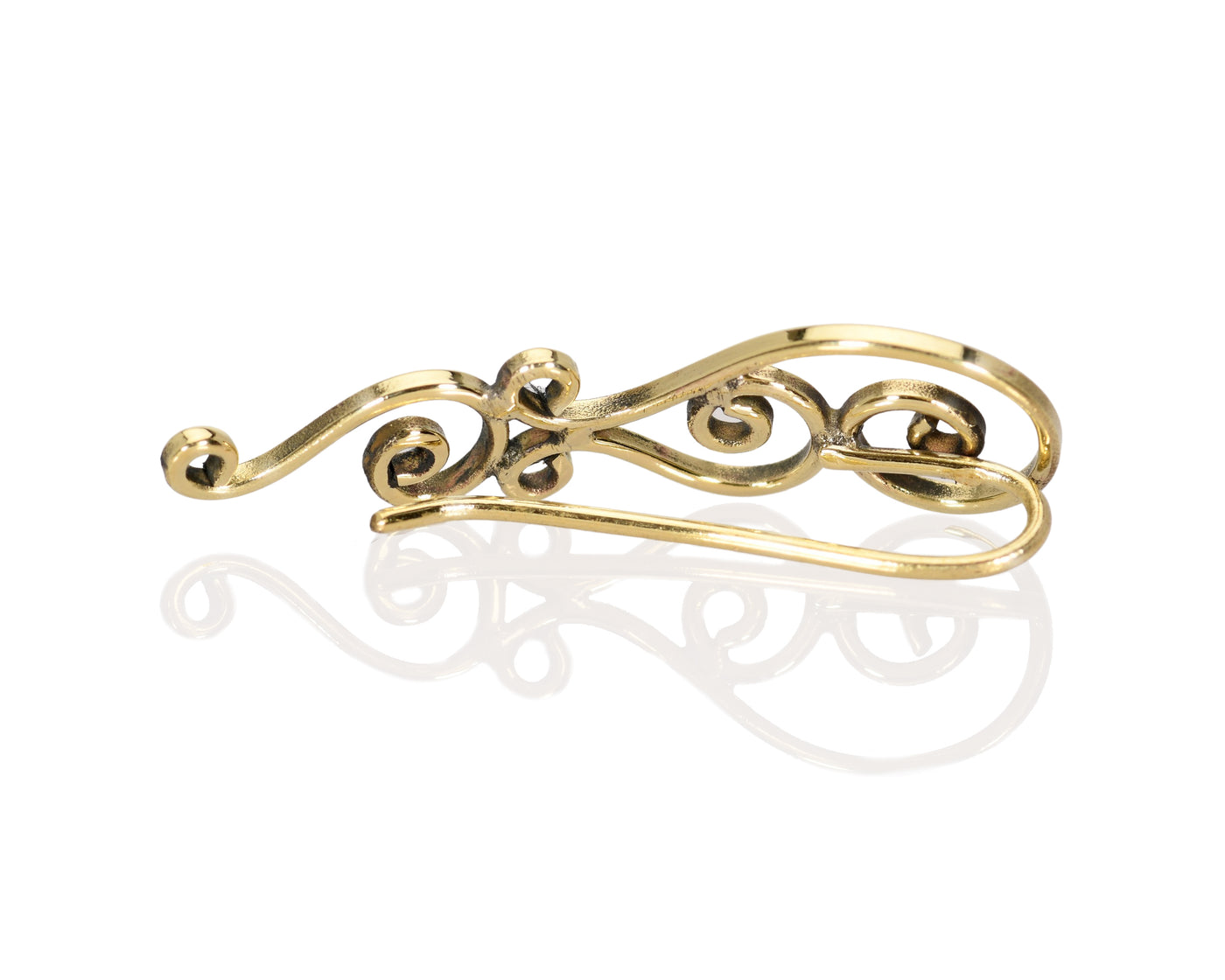 EAR CLIMBER TRIBAL GOLD