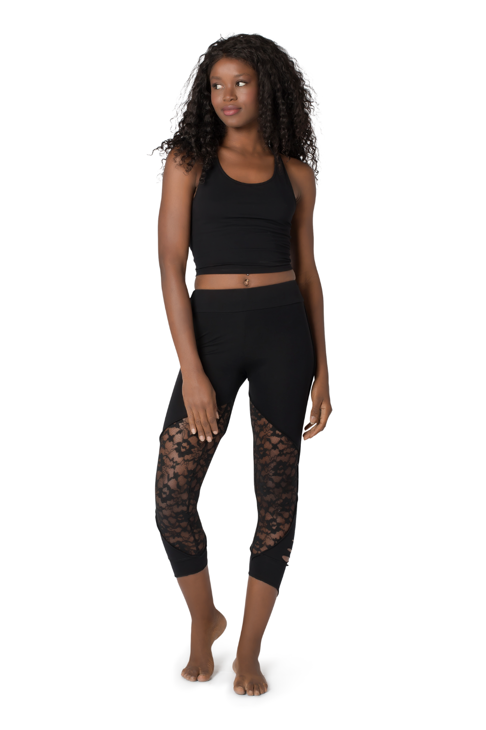 TRIBAL SLIT LACE GOA LEGGINGS – LILYOM