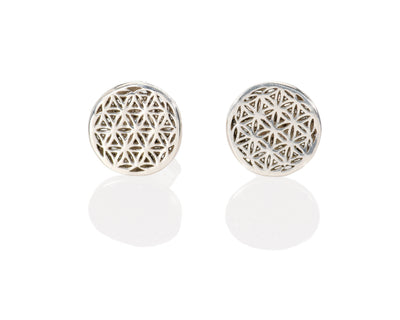 SILVER FLOWER OF LIFE