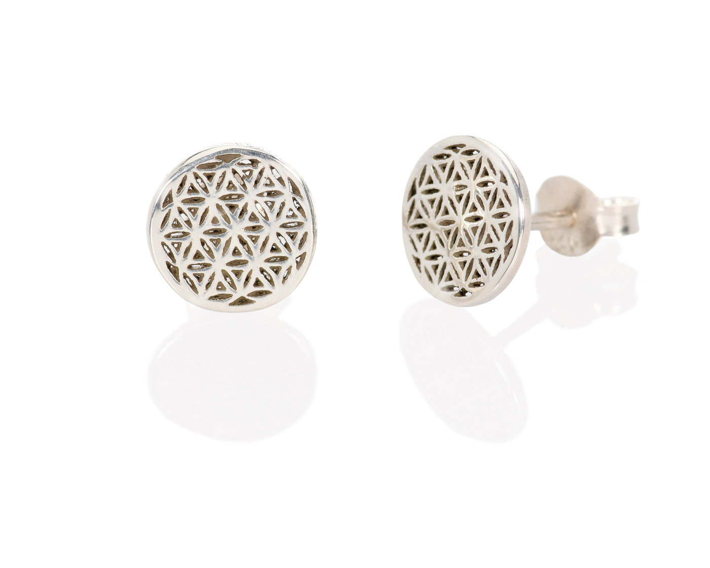 SILVER FLOWER OF LIFE