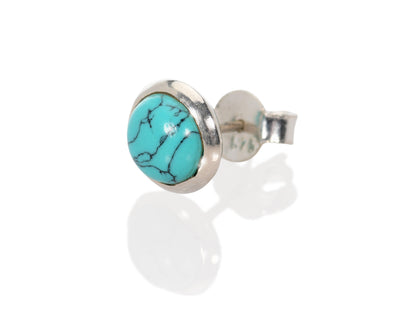 SILVER ROUND TURQUOISE