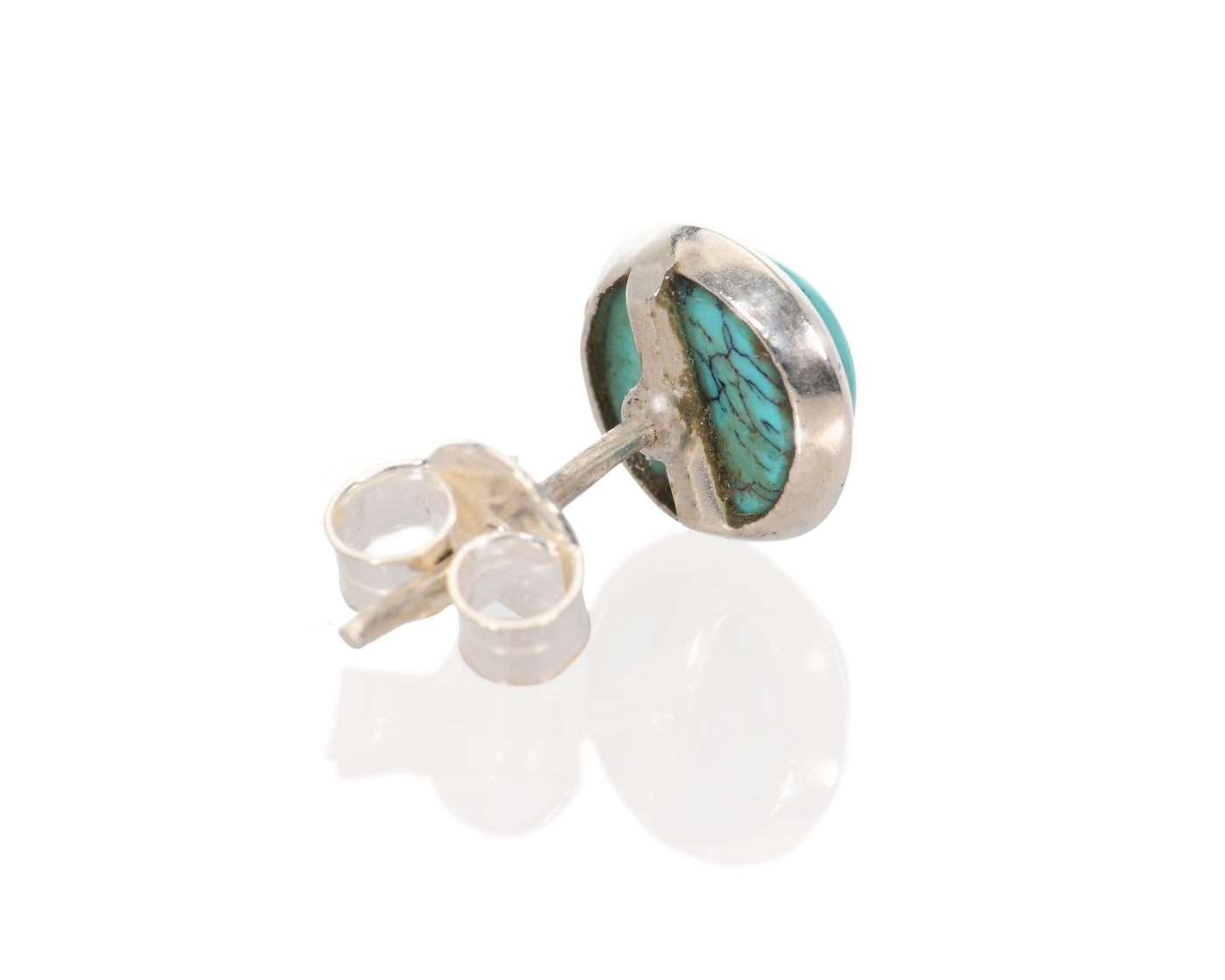 SILVER ROUND TURQUOISE