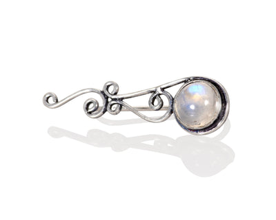 EAR CLIMBER - RAINBOW MOONSTONE